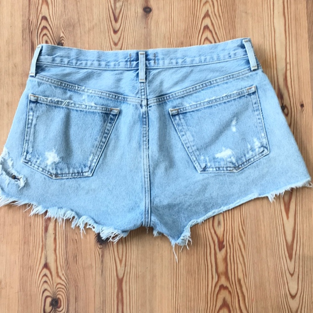 AGOLDE Parker Cut-Off Shorts - Picture 4 of 10